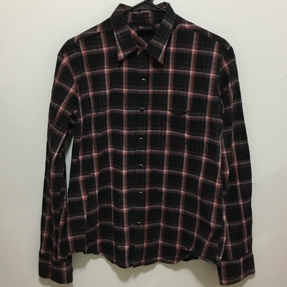 RockSteady Other - RockSteady Western Shirt Plaid Black Men's X-Large